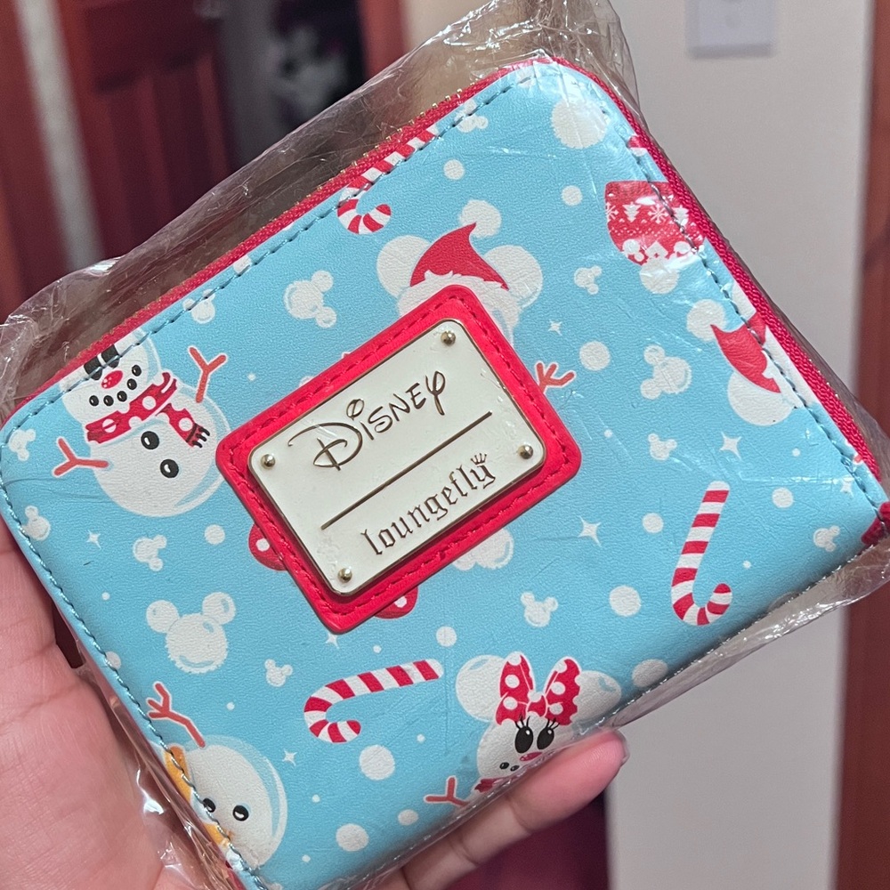 Disney Loungefly Blue and Red Key & Card Holder